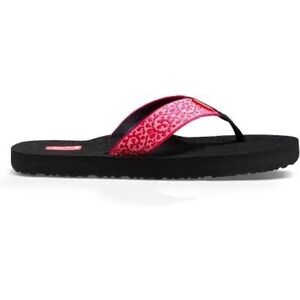 Teva mush ll companera flip flops pink straps women's size 9 beach casual